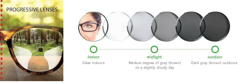 photochromic bifocal vs photochromic progressive